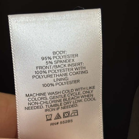 Express Black Faux Leather accent zip back one piece jumpsuit Large - Picture 9 of 9